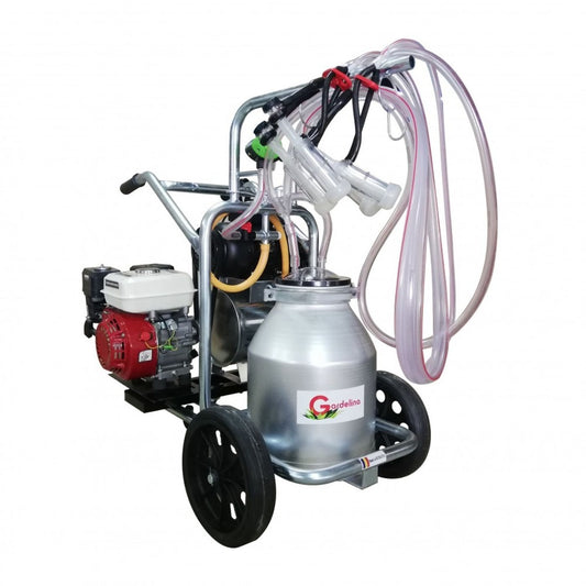 Aparat muls ovine si caprine T130 aluminiu PS 30 l + motor 6.5 CP, Gardelina