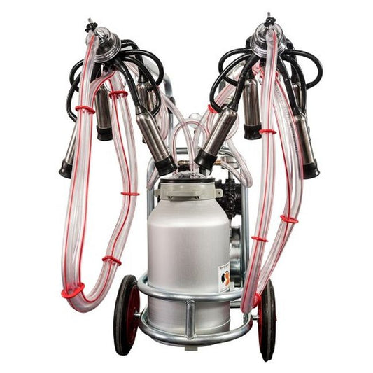 Aparat muls vaci cu 2 posturi si 1 bidon aluminiu (40 l), EMT