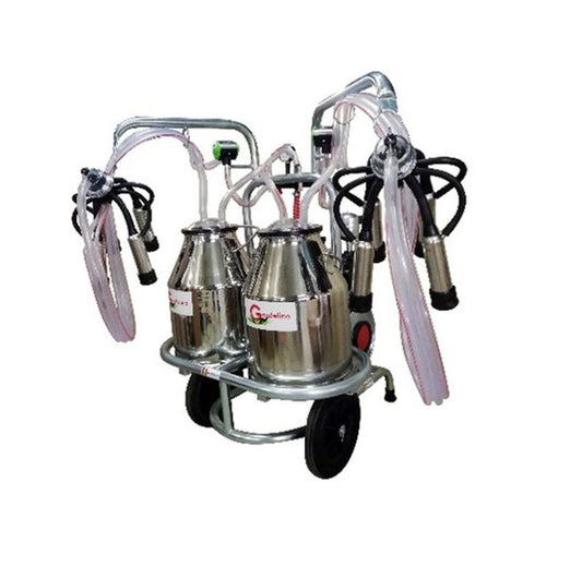 Aparat muls vaci T230 2 bidoane/30 l inox IC, Gardelina