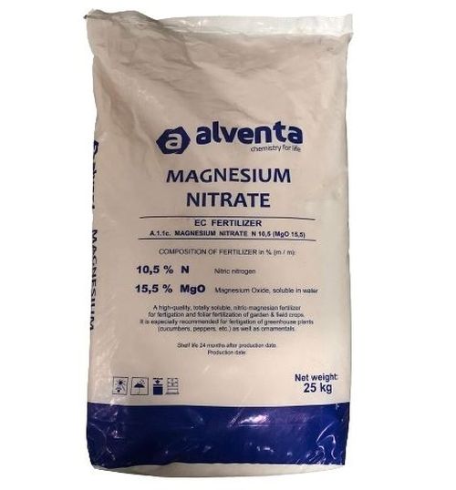 Azotat de magneziu Alventa (25 kg), Ec Fertiliser