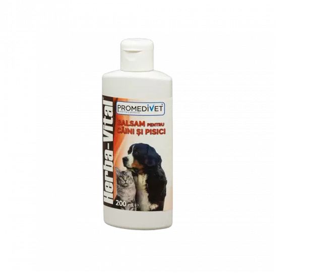 Balsam pentru caini si pisici Herba Vital (200 ml), Promedivet