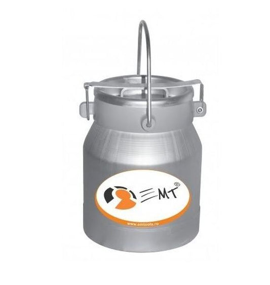 Bidon transport lapte aluminiu EMT 10 l cu capac, EMT