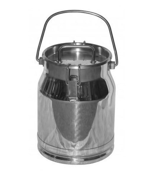 Bidon inox cu capac pentru transport lapte (5 l), EMT