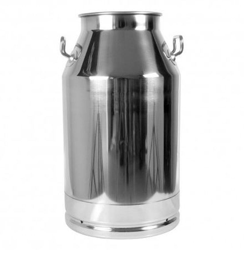 Bidon inox fara capac pentru colectare lapte (30 l), EMT