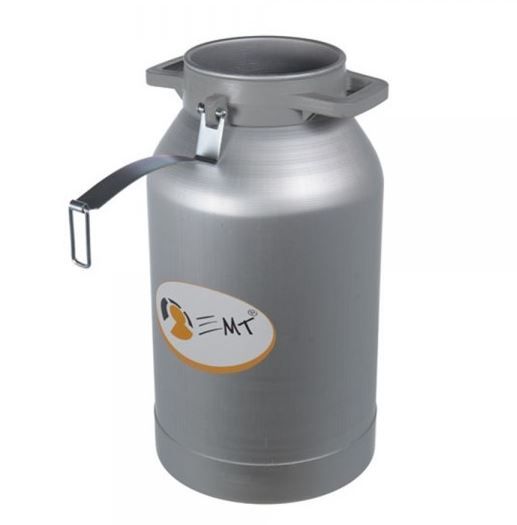 Bidon transport lapte aluminiu EMT 30 l cu capac, EMT