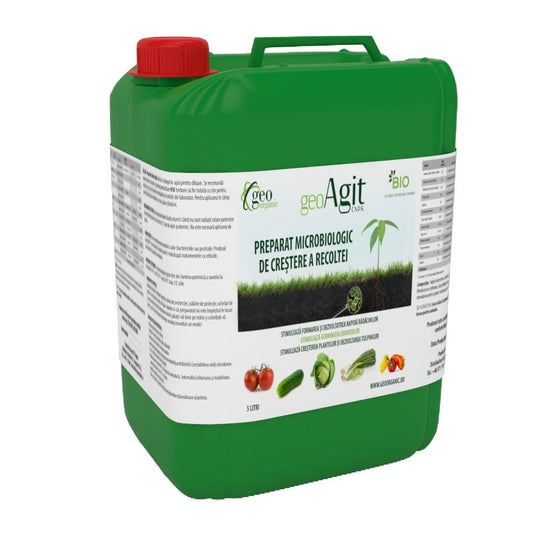 Biostimultor pentru germinare rapida si rasarire uniforma GeoAgit CNPK-1 (5 l), GeoOrganic