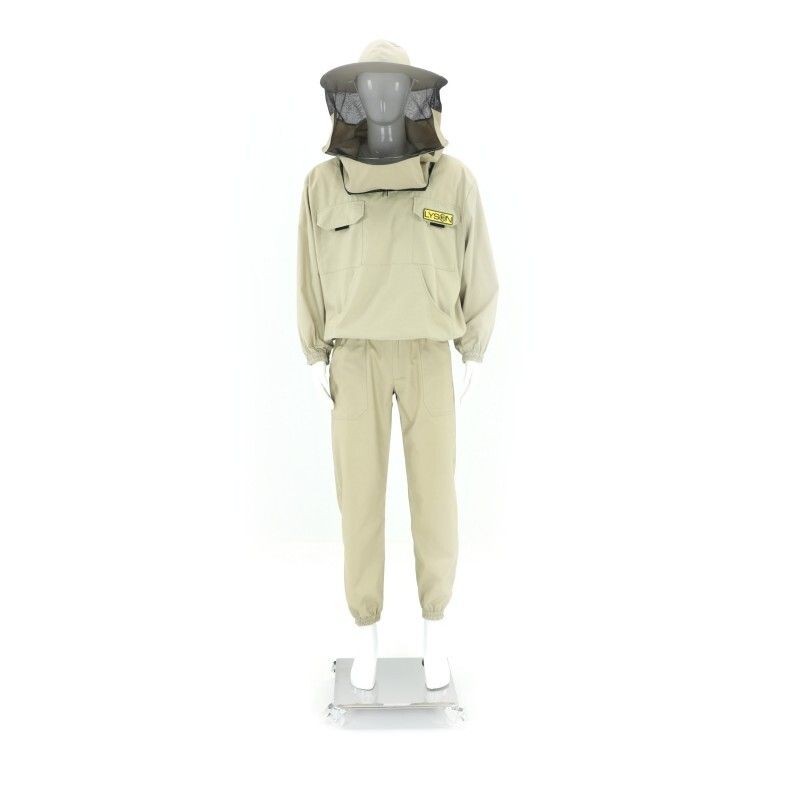 Bluza fara fermoar cu palarie pentru protectie apicola, Apis