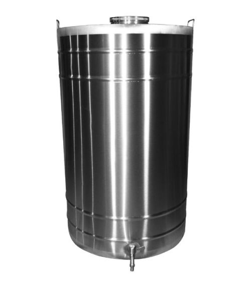 Butoi din inox cu capac (300 l), Tehno Ms