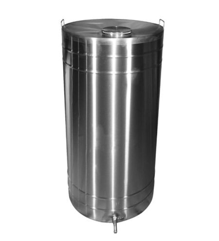 Butoi din inox cu capac (350 l), Tehno Ms