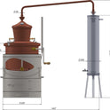 Cazan pentru tuica Basculant cu amestecator (100 l), Des Cazane