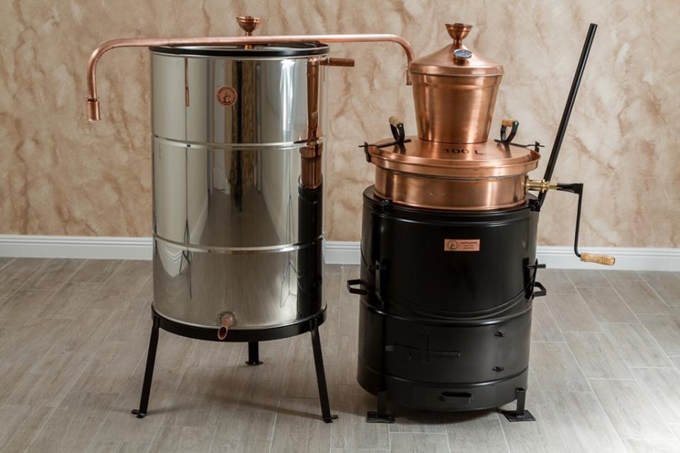 Cazan pentru tuica Basculant cu amestecator (100 l), Destilatori