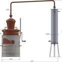 Cazan pentru tuica Basculant cu amestecator (60 l), Des Cazane