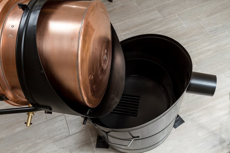 Cazan pentru tuica Basculant cu amestecator (80 l), Destilatori