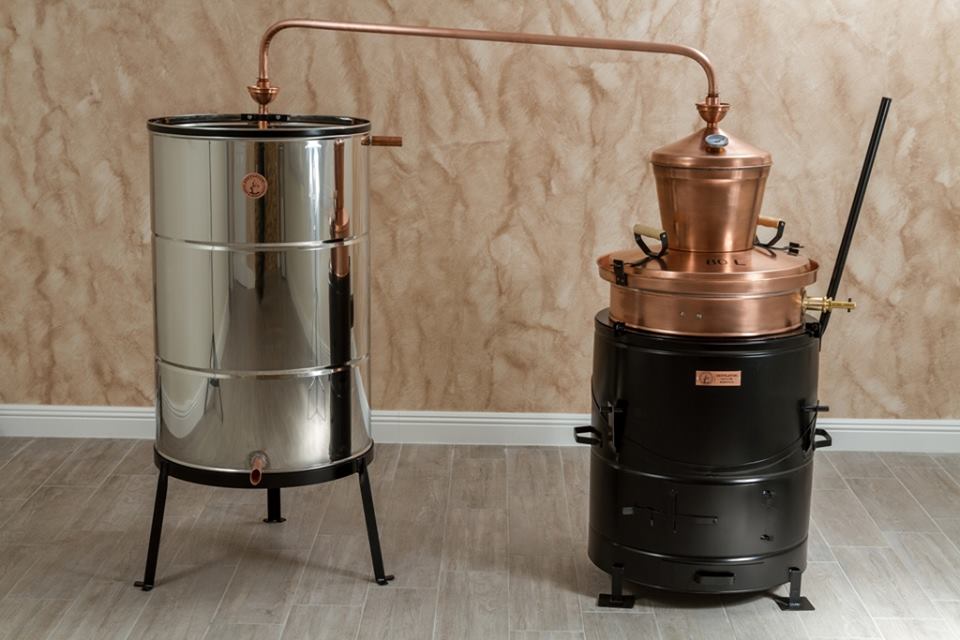 Cazan pentru tuica Basculant cu amestecator (80 l), Destilatori