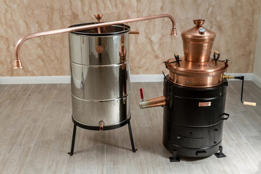 Cazan pentru tuica Practic cu amestecator (100 l), Destilatori