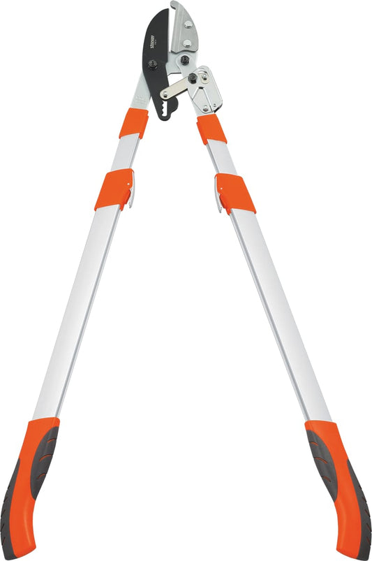 Cleste cu clichet pentru taiat crengi cu maner telescopic 75 - 100 cm, Stocker 7242