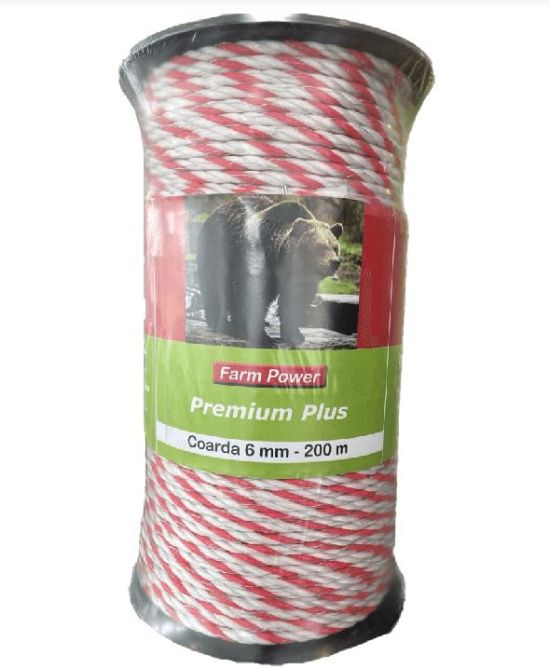 Coarda gard electric Premium 200 m pentru ursi, Farm Power