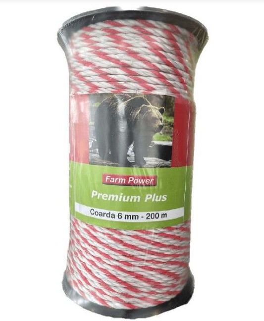 Coarda gard electric Premium 200 m pentru ursi, Farm Power