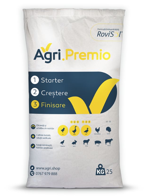 Concentrat finisare pasari Agri.Premio (25 kg), Agri.Shop