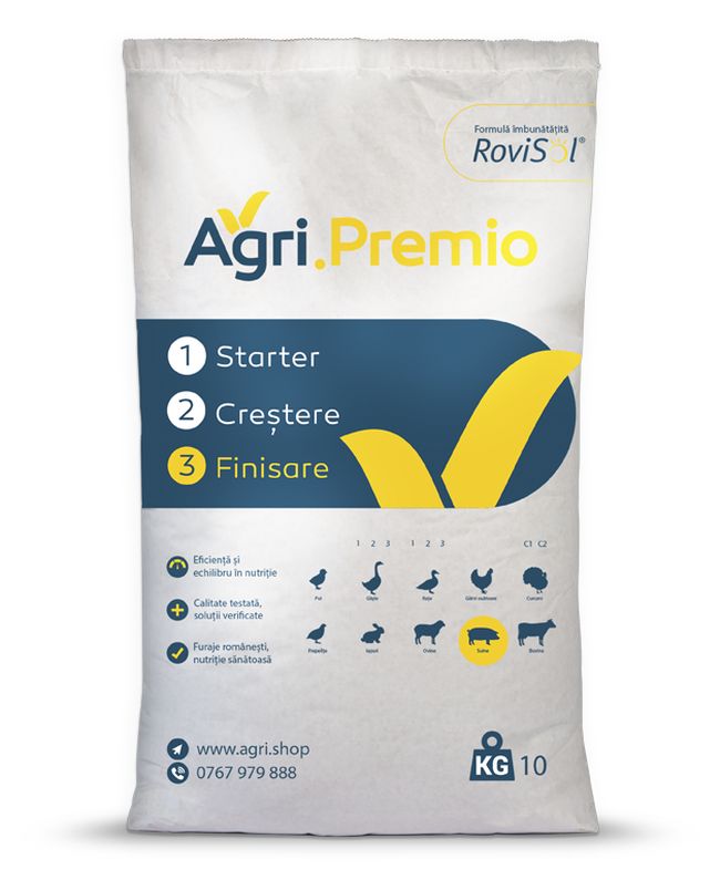 Concentrat ingrasare porci Agri.Premio (10 kg), Agri.Shop