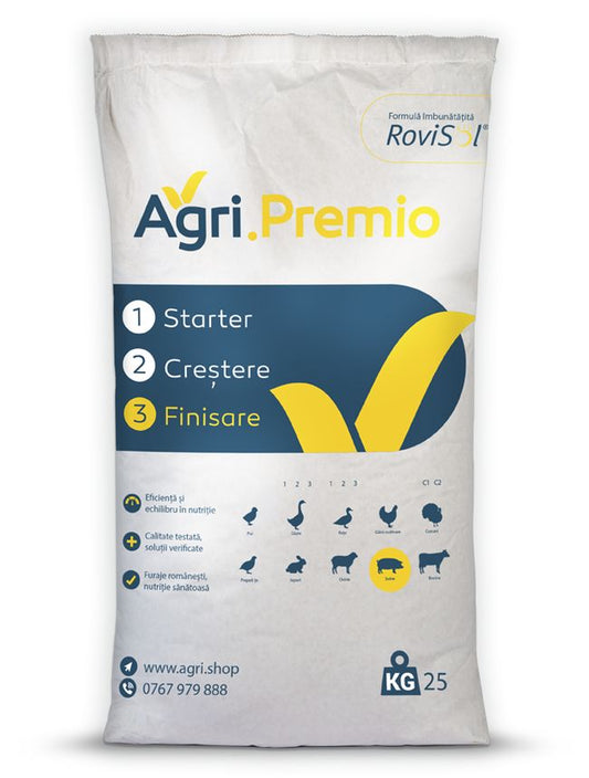 Concentrat ingrasare porci Agri.Premio (25 kg), Agri.Shop