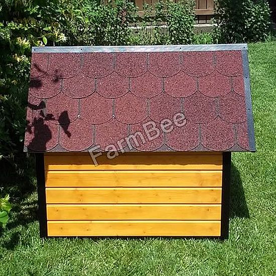 Cusca caine ASI izolata / lambriu lacuit / acoperis sindrila bituminoasa (marime 2)