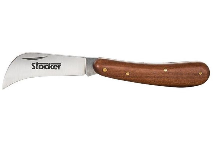 Cutit pentru altoit lama secera 64 mm, Stocker 749