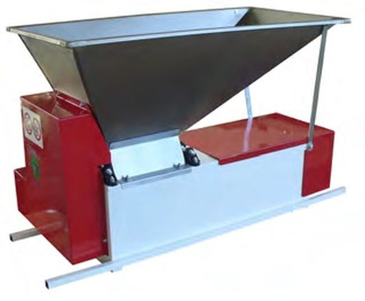 Desciorchinator-zdrobitor cu motor electric Eno 3 semiinox / 750 w/ 1200 kg/h, Enoitalia