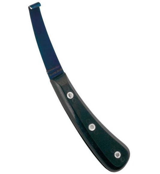 Dispozitiv cu lama lata dreapta pentru curatare copite Black Blue, EF 106609BB1