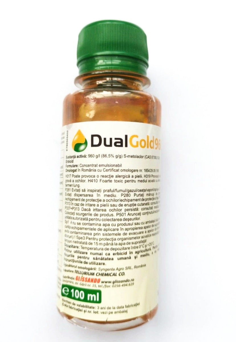 Erbicid Dual Gold 90EC (100 ml), Syngenta