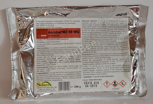 Fungicid Acrobat MZ 69 WG (200 g), BASF