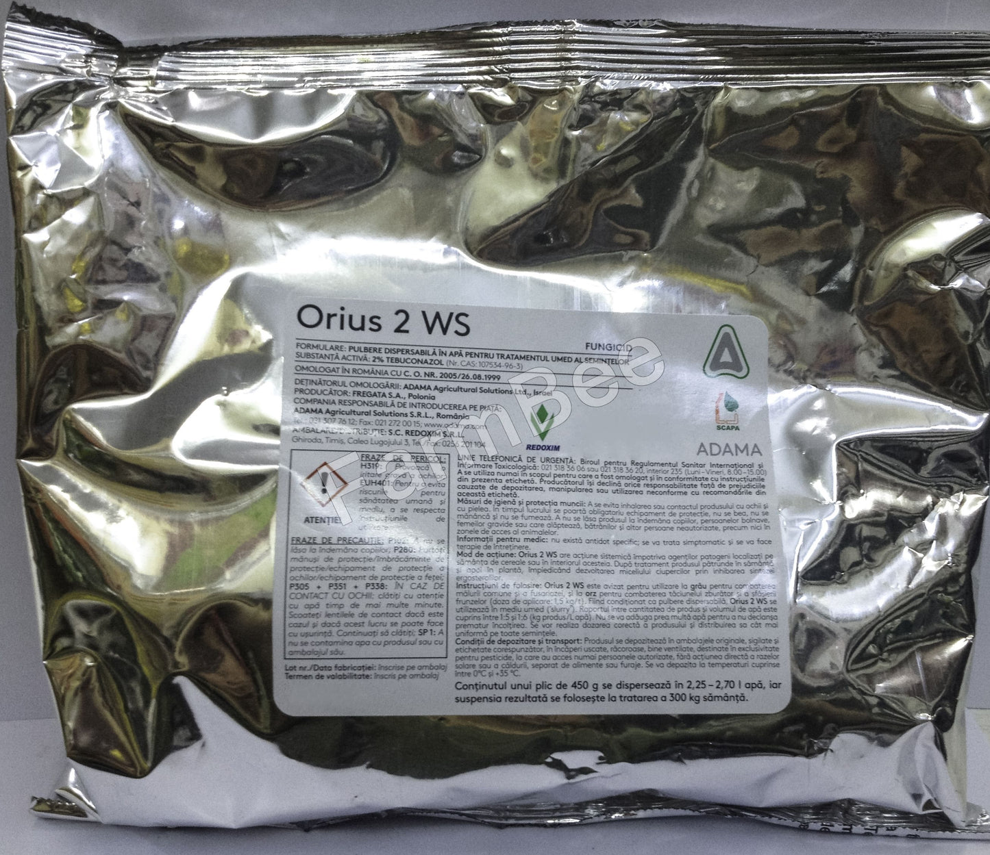 Fungicid Orius 2 WS (450 g), Makhteshim Agan