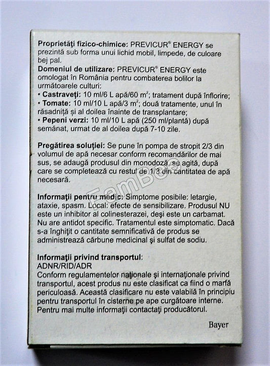Fungicid Previcur Energy (10 ml), Bayer CropScience