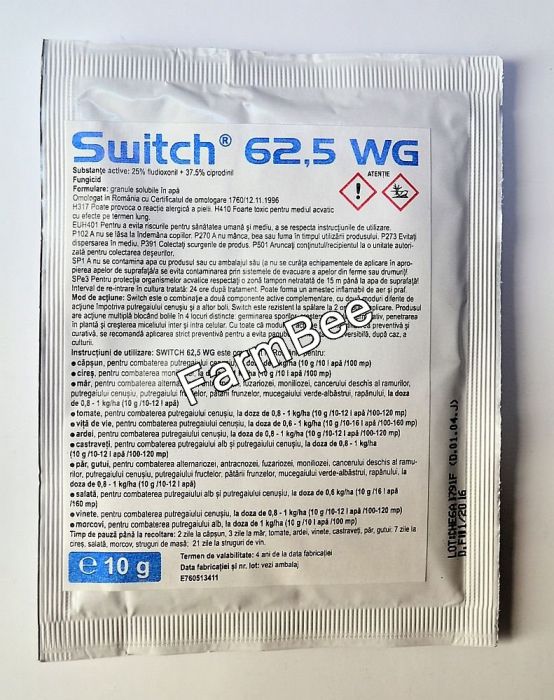 Fungicid Switch 62.5 WG (100 g), Syngenta
