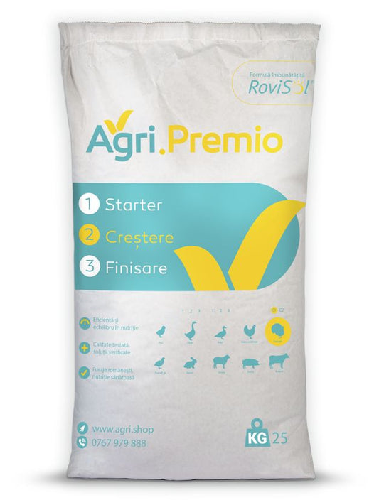 Furaj crestere intensiv II curcani Faza III Agri.Premio (25 kg), Agri.Shop