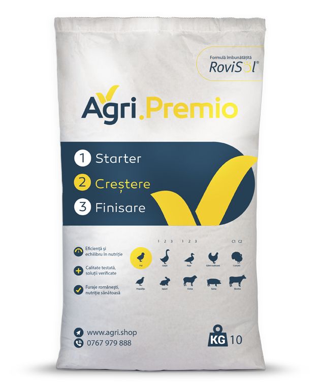 Furaj crestere pui Faza II Agri.Premio (10 kg), Agri.Shop