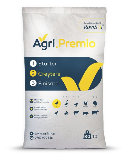 Furaj crestere pui Faza II Agri.Premio (25 kg), Agri.Shop