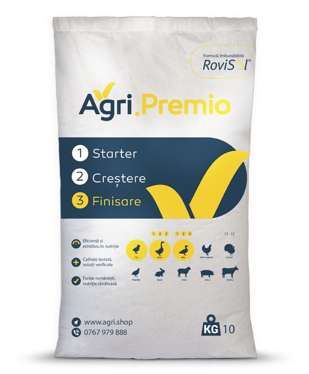 Furaj finisare pui Faza III Agri.Premio (10 kg), Agri.Shop