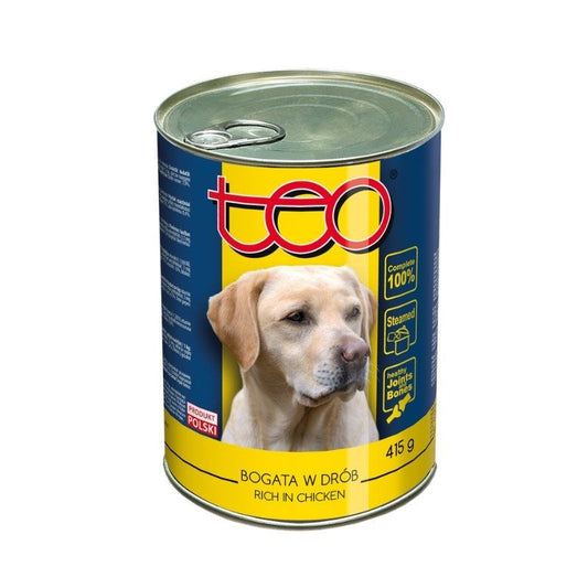 Hrana umeda pentru caini Teo pui - Adult (415 g), Pupil Foods