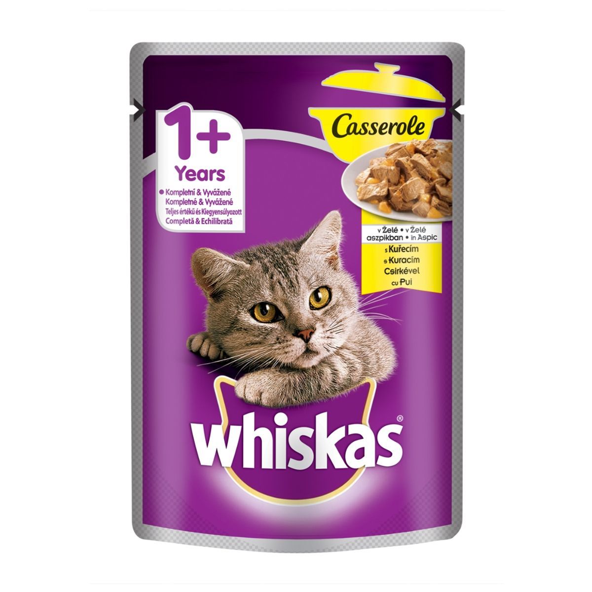 Hrana umeda pentru pisici Casserole - pui (85 g), Whiskas