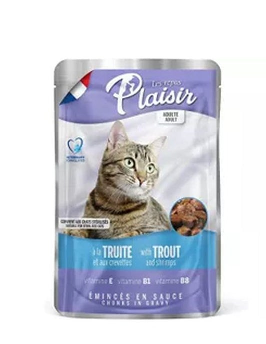 Hrana umeda pentru pisici Sterile (100 g), Plaisir
