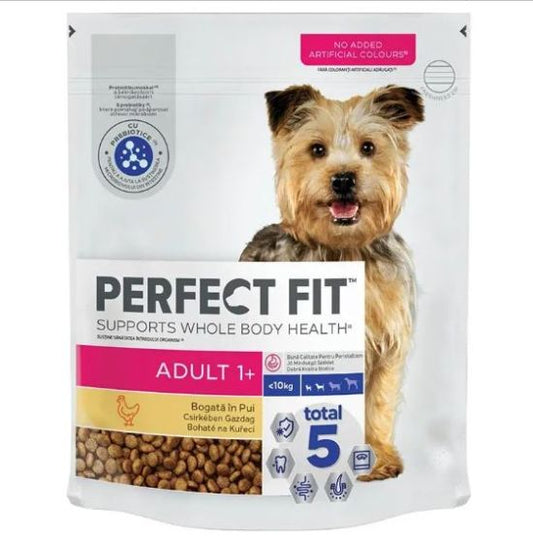 Hrana uscata pentru caini adulti Talie Mica -pui (825 g), Perfect Fit 