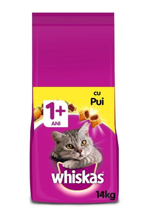 Hrana uscata pentru pisici adulte - pui (14 kg), Whiskas