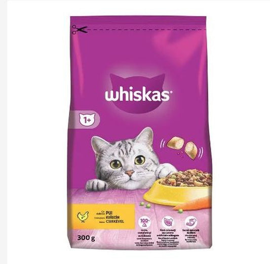 Hrana uscata pentru pisici adulte - pui (300 g), Whiskas 