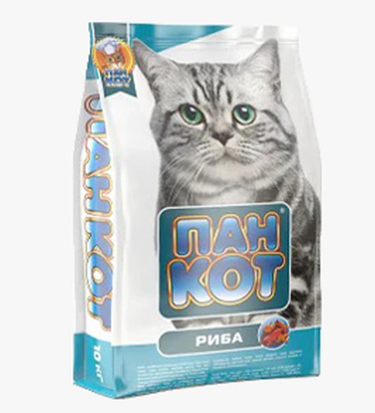 Hrana uscata pentru pisici - peste (10 kg),Pan Kot
