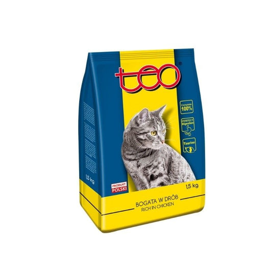 Hrana uscata pentru pisici Teo pui - Adult (1.5 kg), Pupil Foods