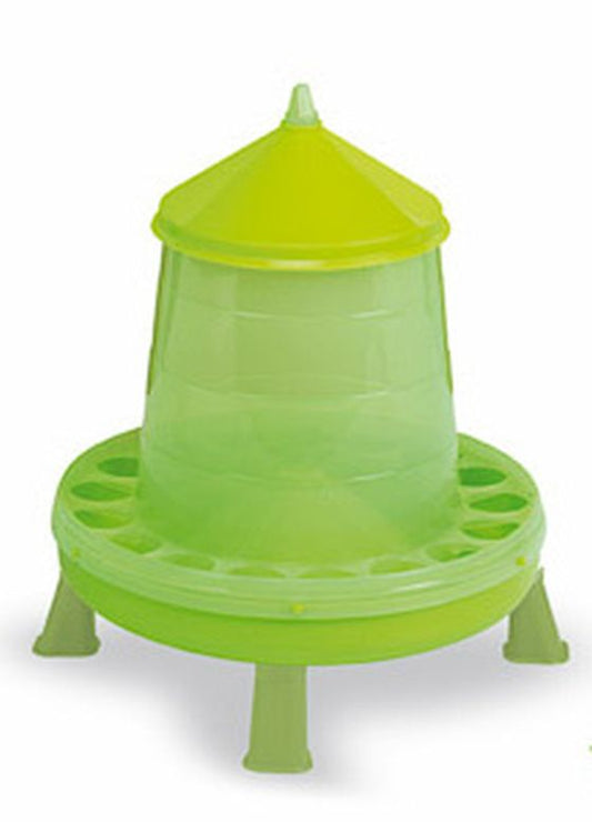 Hranitoare cu picioare pentru pasari - verde, Gaun
