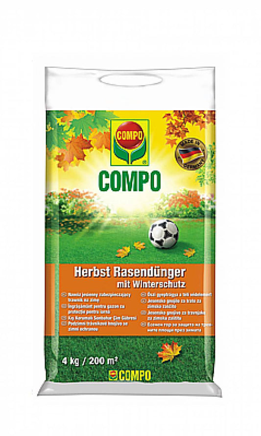 Ingrasamant de toamna pentru gazon cu eliberare lenta (4 kg), Compo 3170