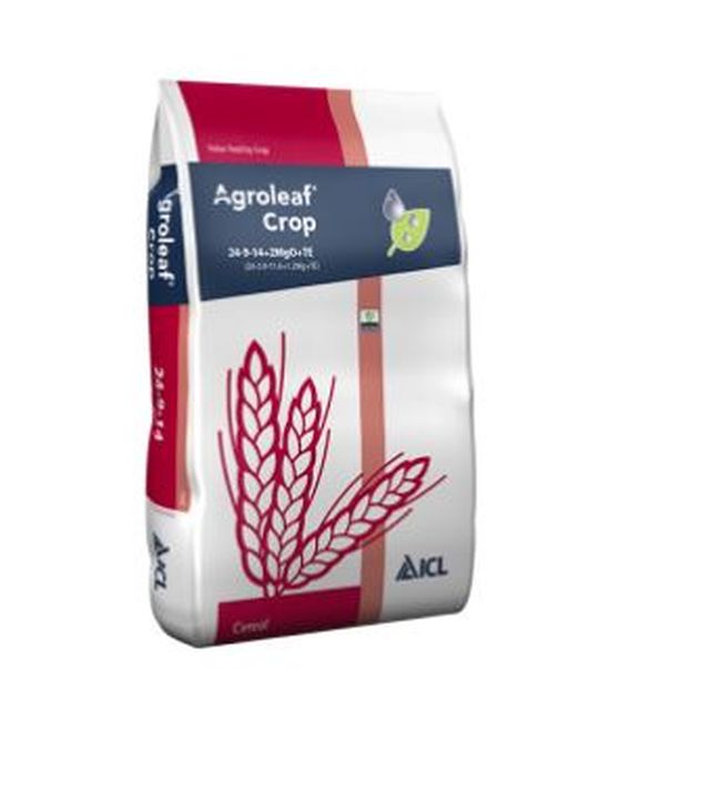 Ingrasamant foliar Agroleaf Crop cereale 26+10+15+2MgO+TE (25 kg), ICL