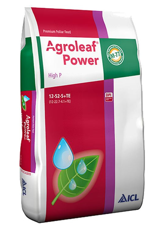 Ingrasamant foliar Agroleaf Power High P 12+52+05+TE+Biostimulator, ICL